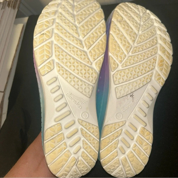 Colorful Dansko Tie-Dye Clogs - Picture 7 of 9